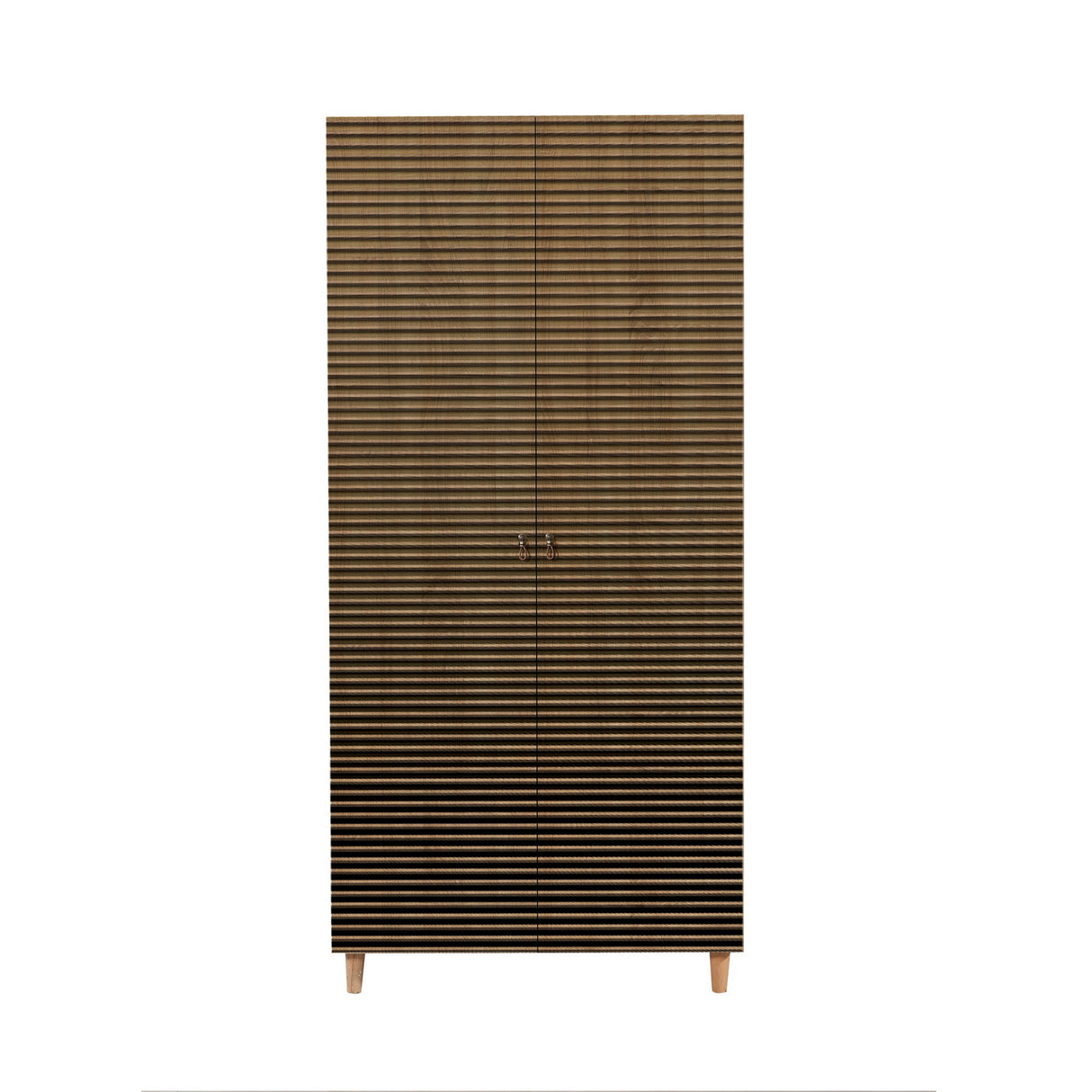 Garde-robe silencieuse sonoma eik mélamine 90x192x52 cm