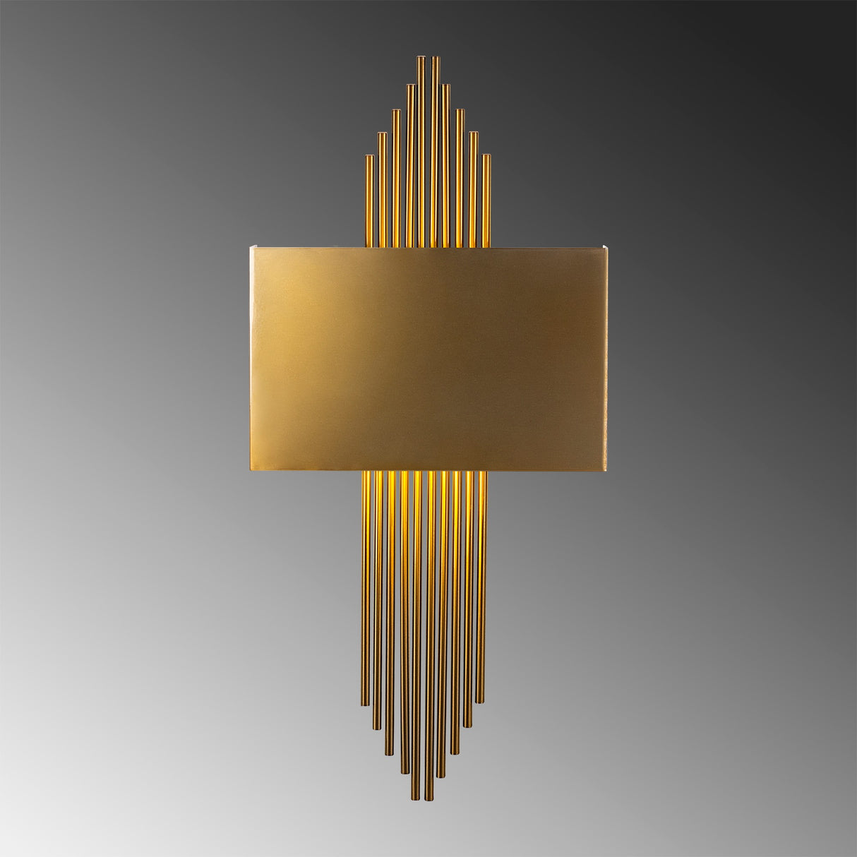 Applique en métal couleur bronze Andes