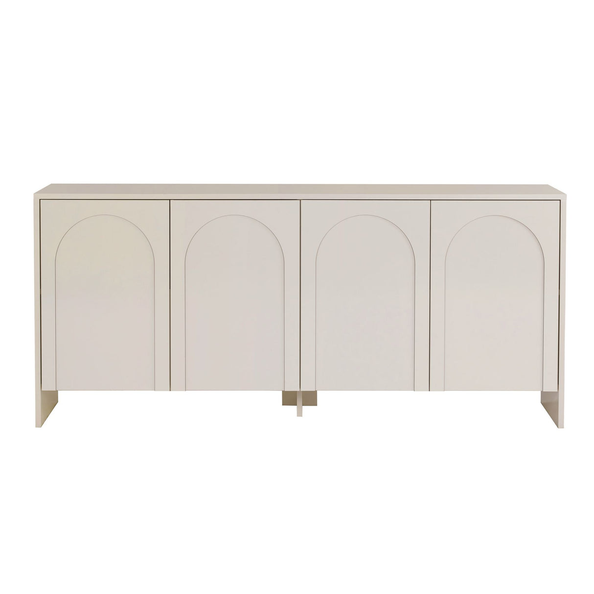 Arlen sidetable crème 180 cm Gemelamineerd hout