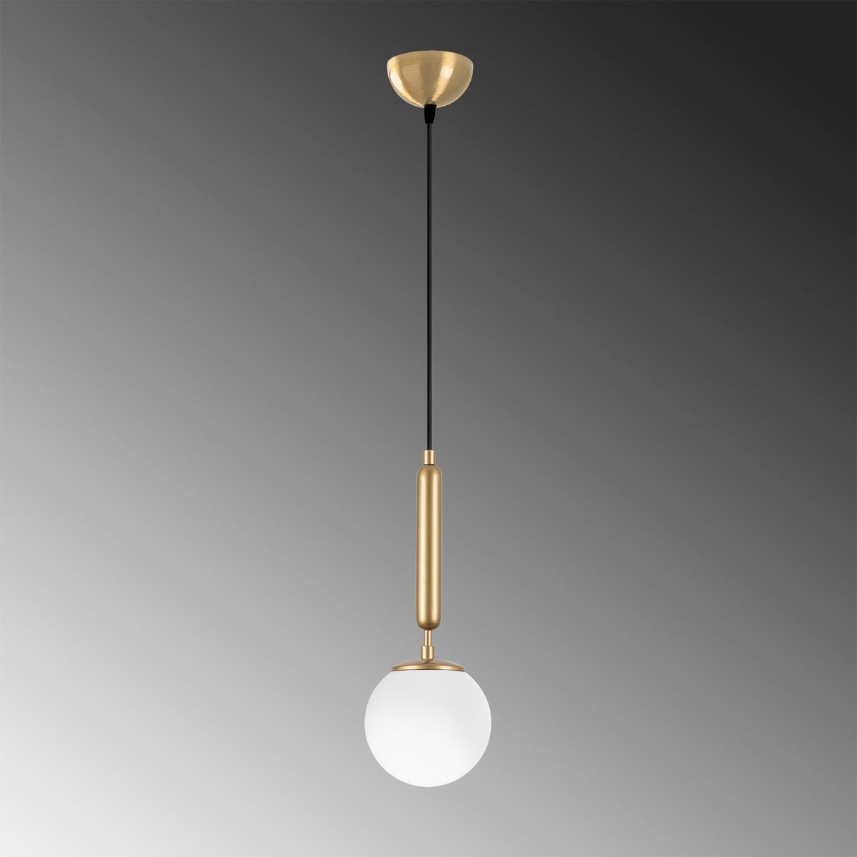 Suspension 1-lampe Or Verre Cascade