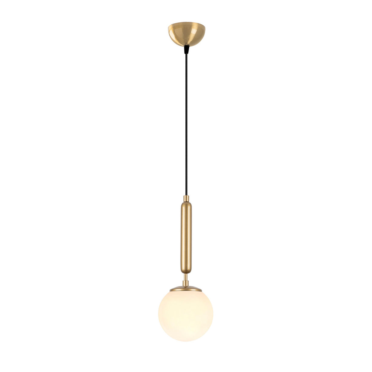 Suspension 1-lampe Or Verre Cascade