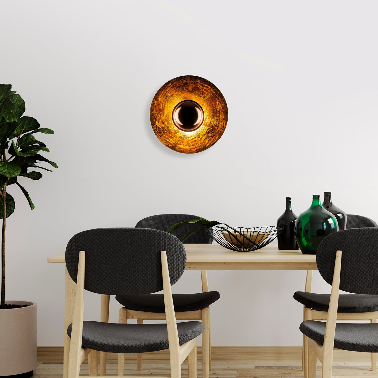 Applique cuivre 38 cm métal Elevate