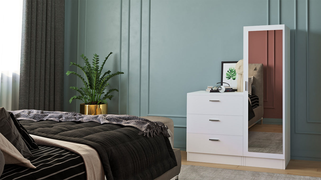 Wandkast Jade Wit Melamine 60x72x47 cm