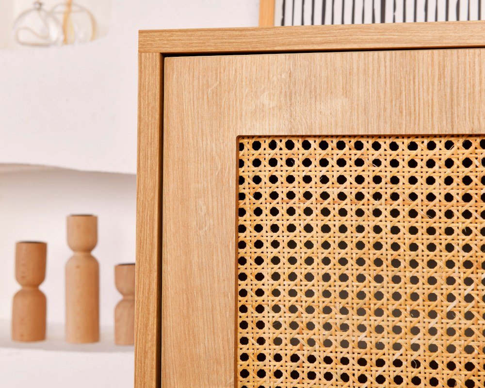 Armoire murale Hazeran Multi Oak Beech Wood 40x110x cm