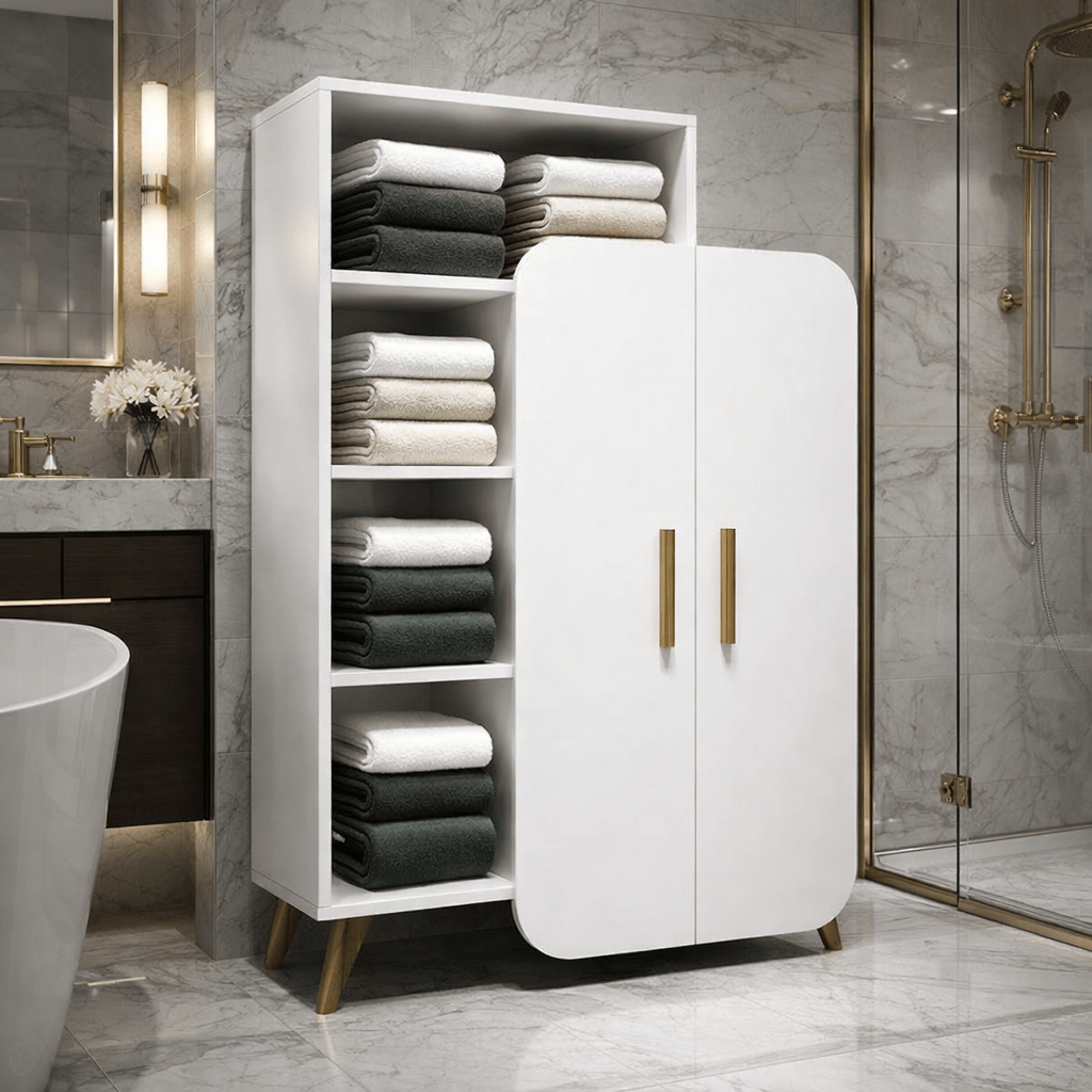 Boekenkast Form Wit Melamine 90x132x32 cm