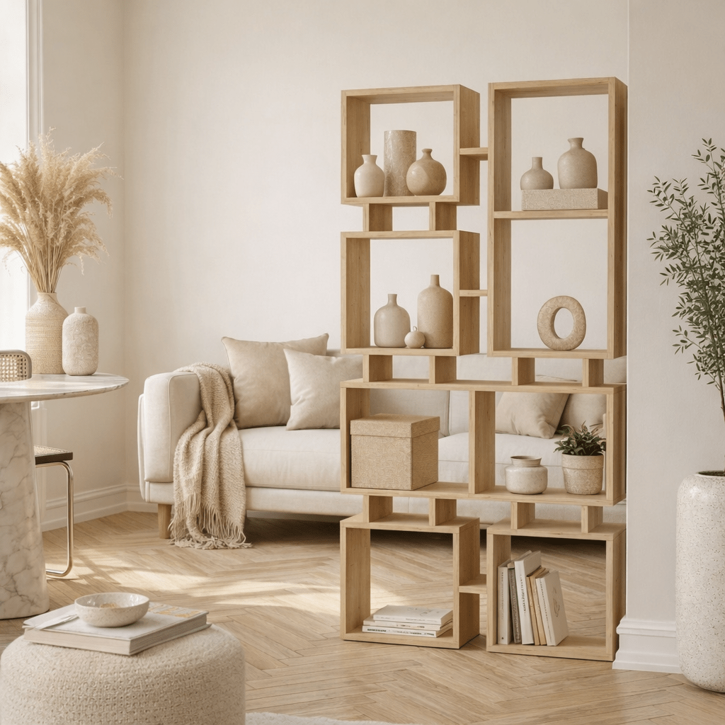 Boekenkast Rail Eik Melamine 79x166,5x24 cm