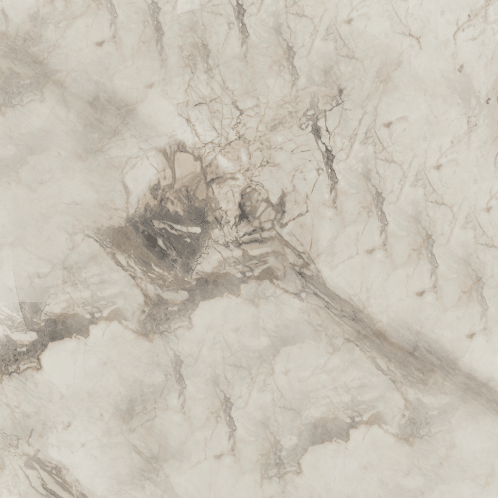 Bibliothèque Valdis Marble Mélamine en or blanc 170x175x30 cm