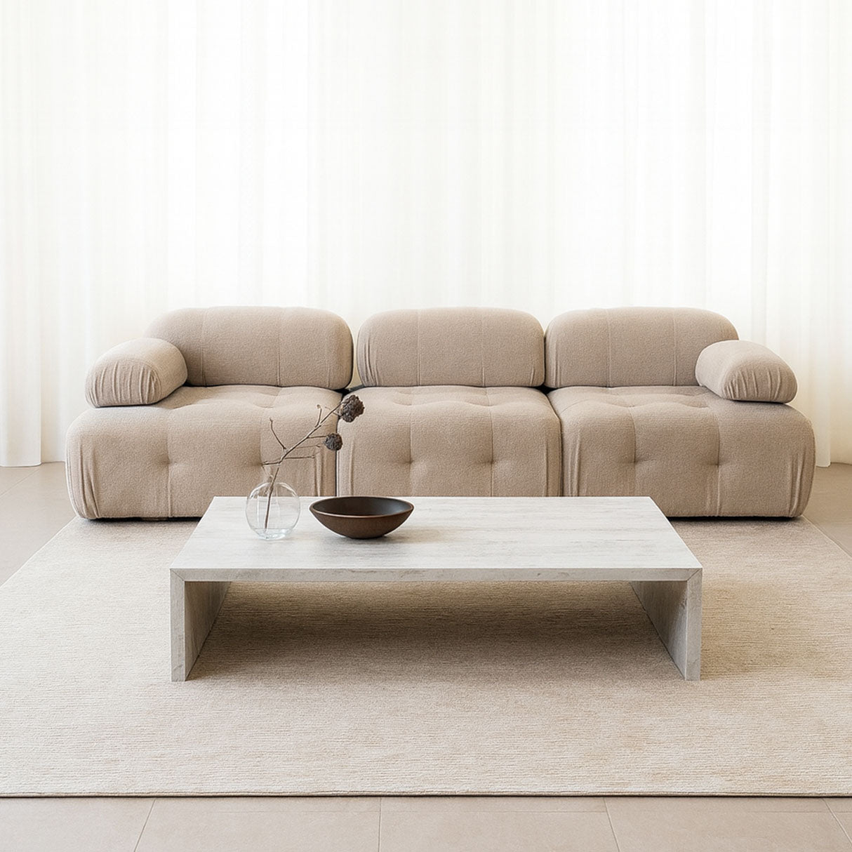 Modulaire bank 3-zits Doblo beige