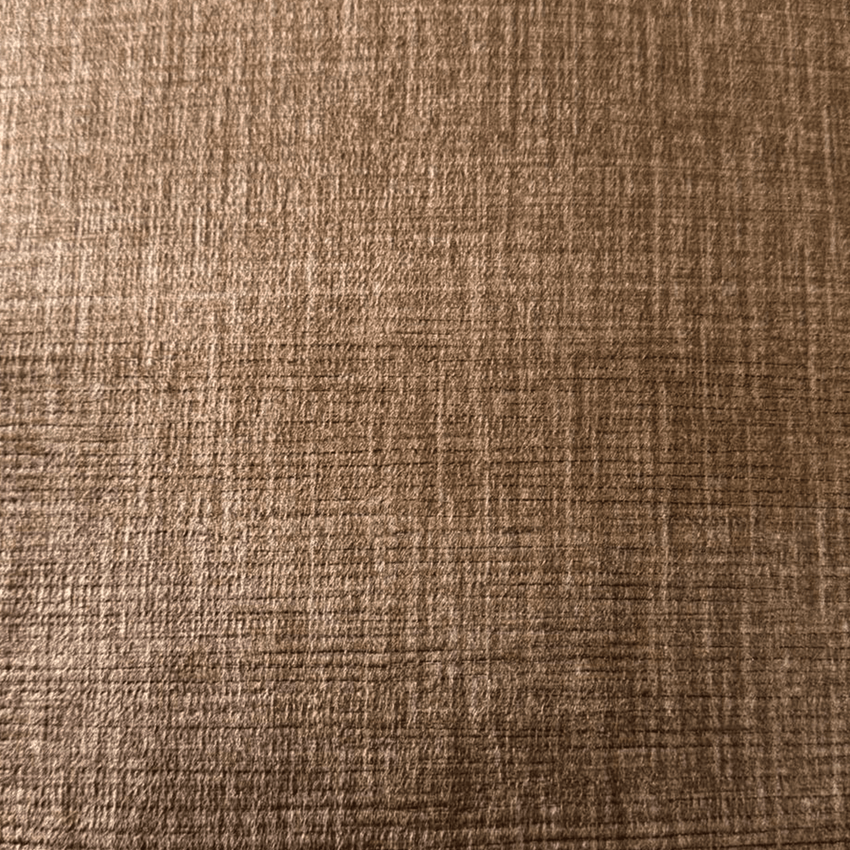 Canapé d'angle rond long tissu texturé velours cuivre Dwayne - droite