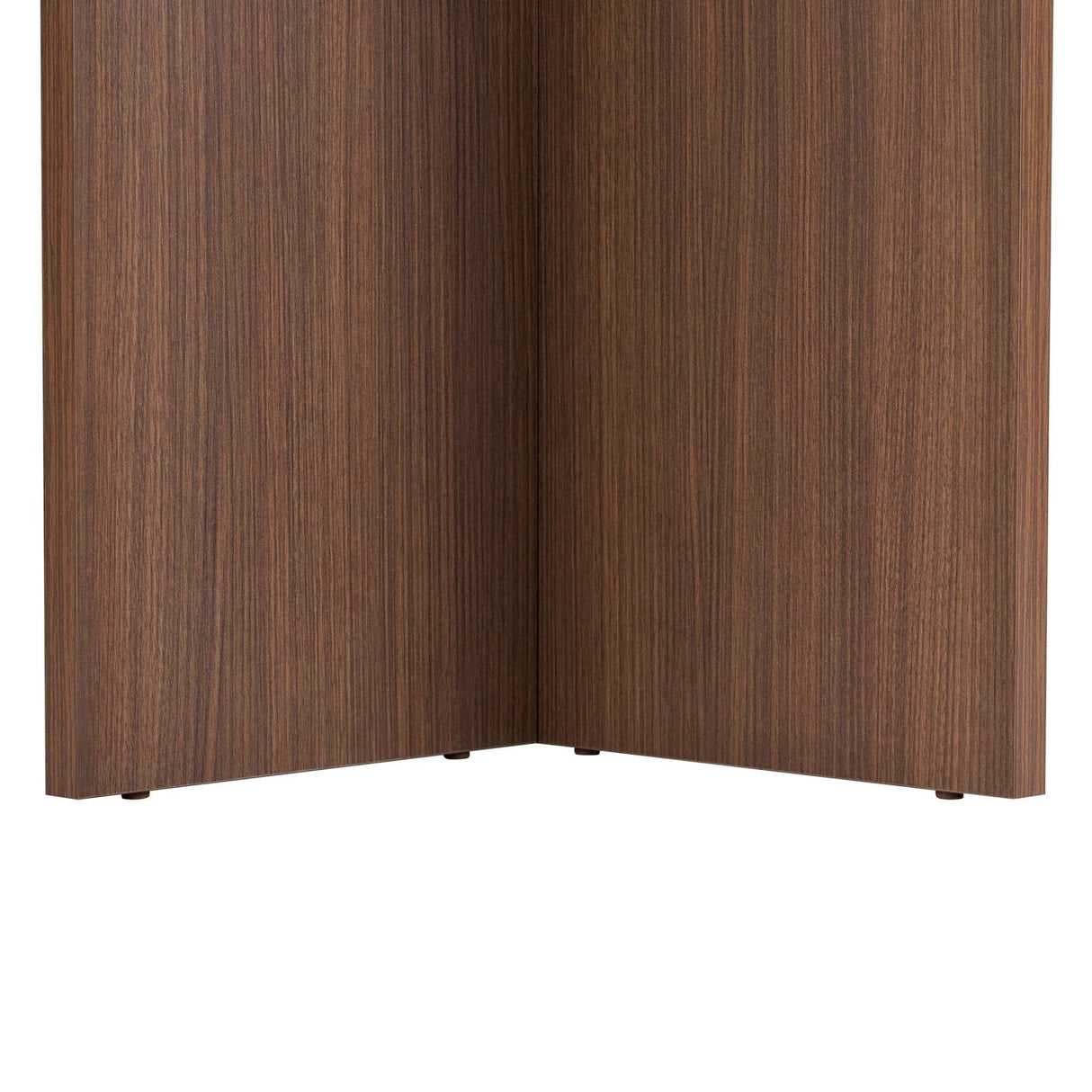 Table à manger noyer en mélamine rectangulaire 180x89,5x75 cm - Linova