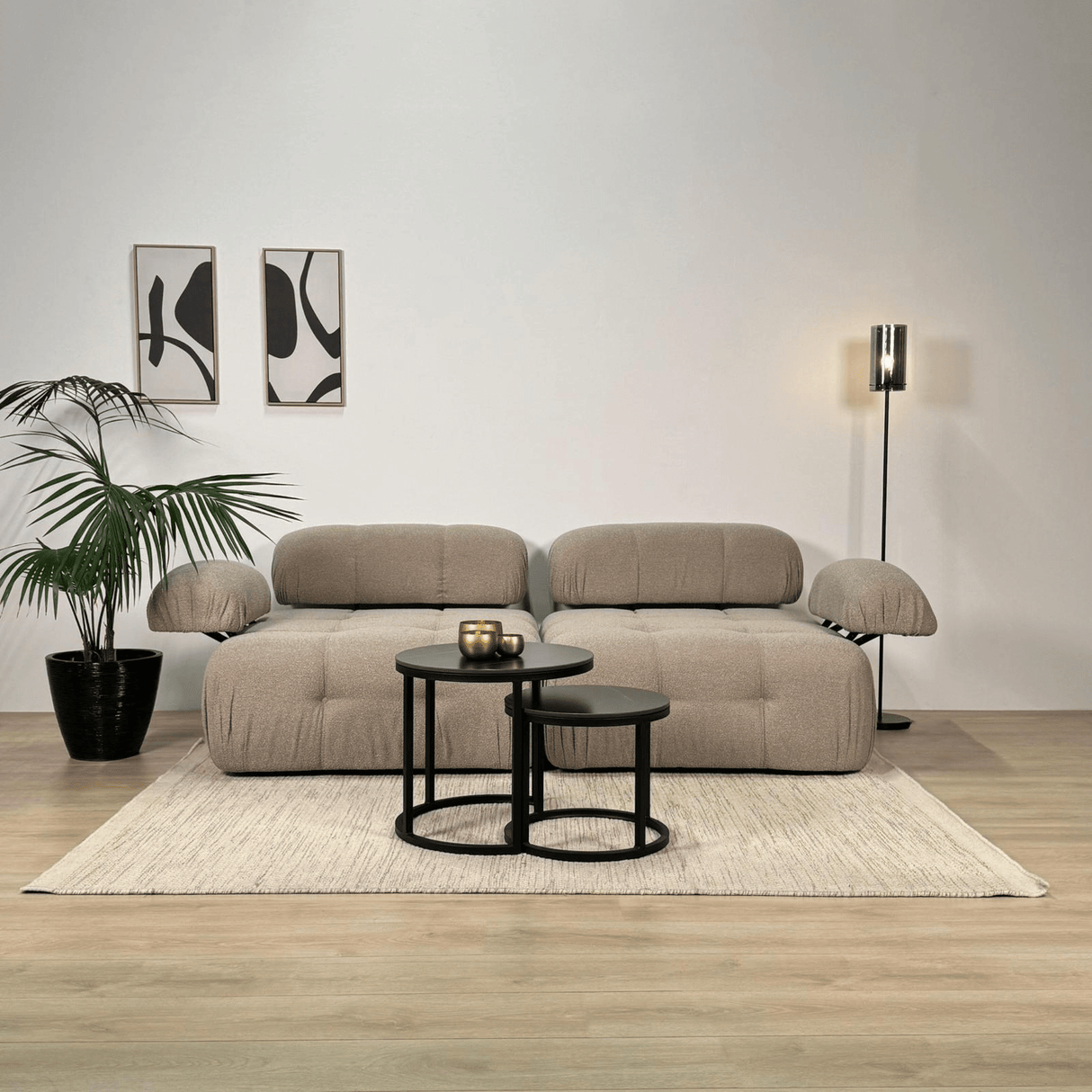 Banque modulaire 2 places doblo beige