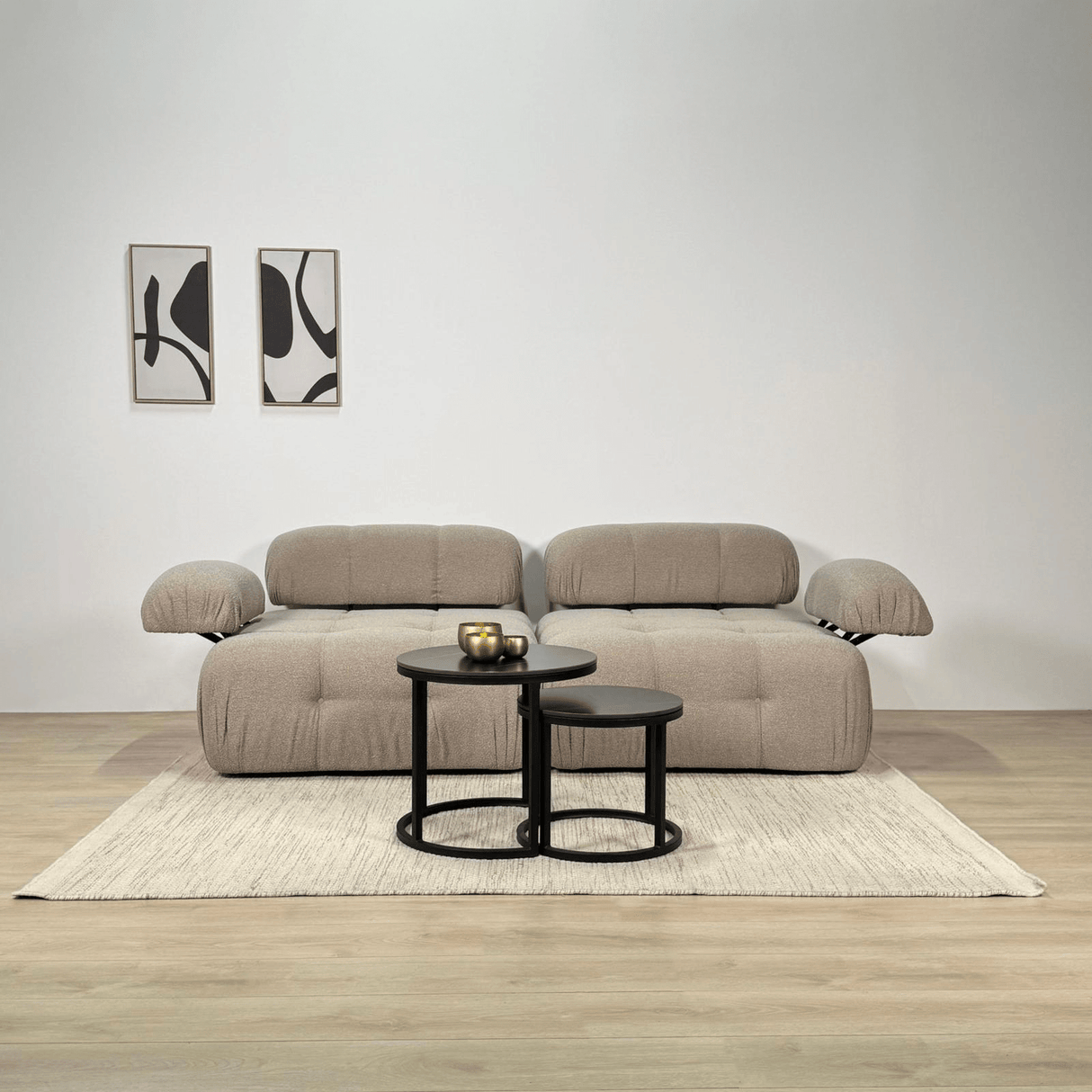 Banque modulaire 2 places doblo beige