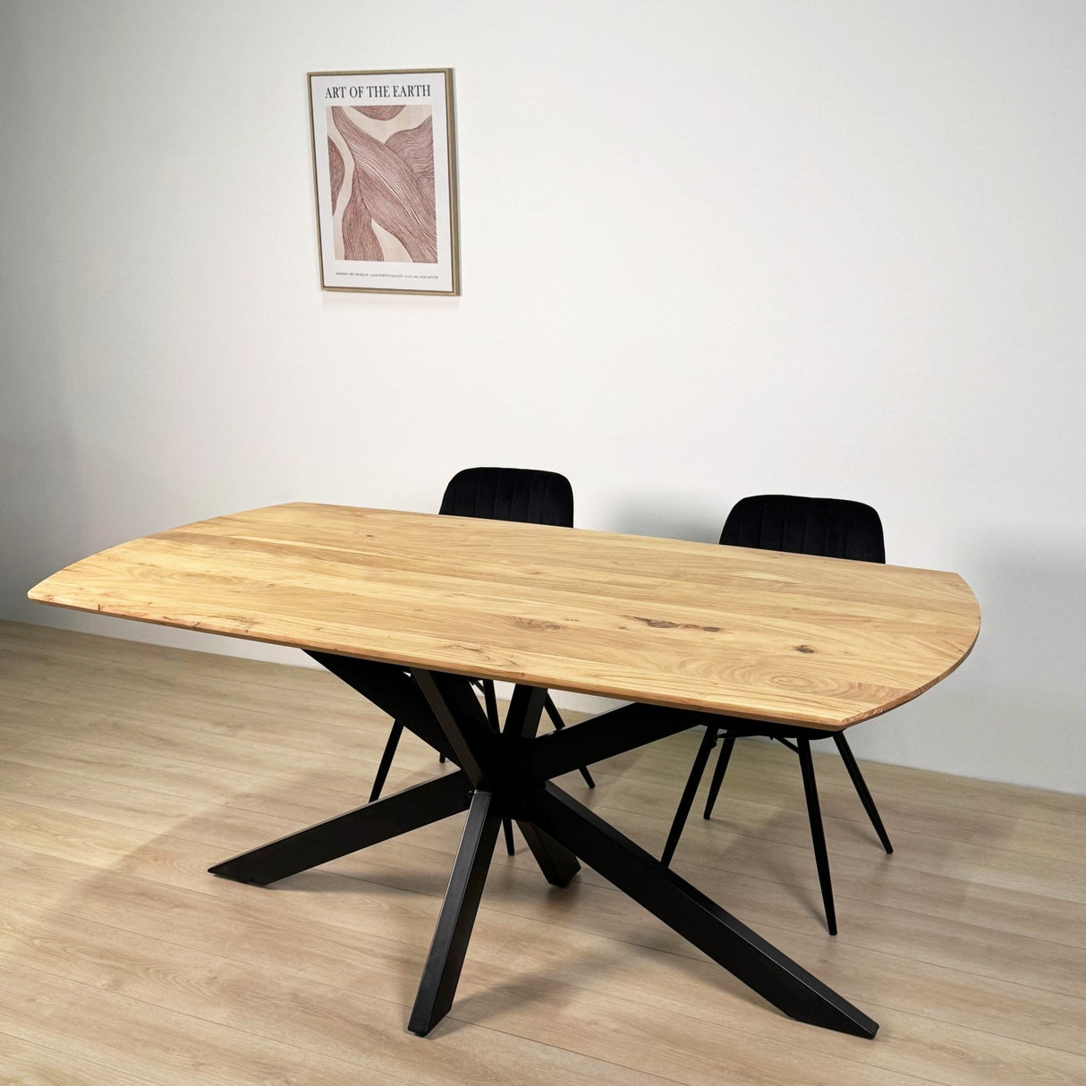 Table à manger extensible Mack Danish Oval Bois d'acacia 175-275x90 cm