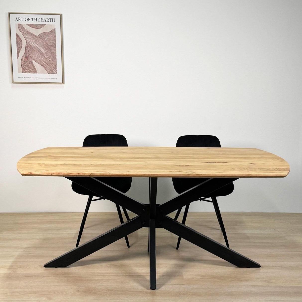 Table à manger extensible Mack Danish Oval Bois d'acacia 175-275x90 cm