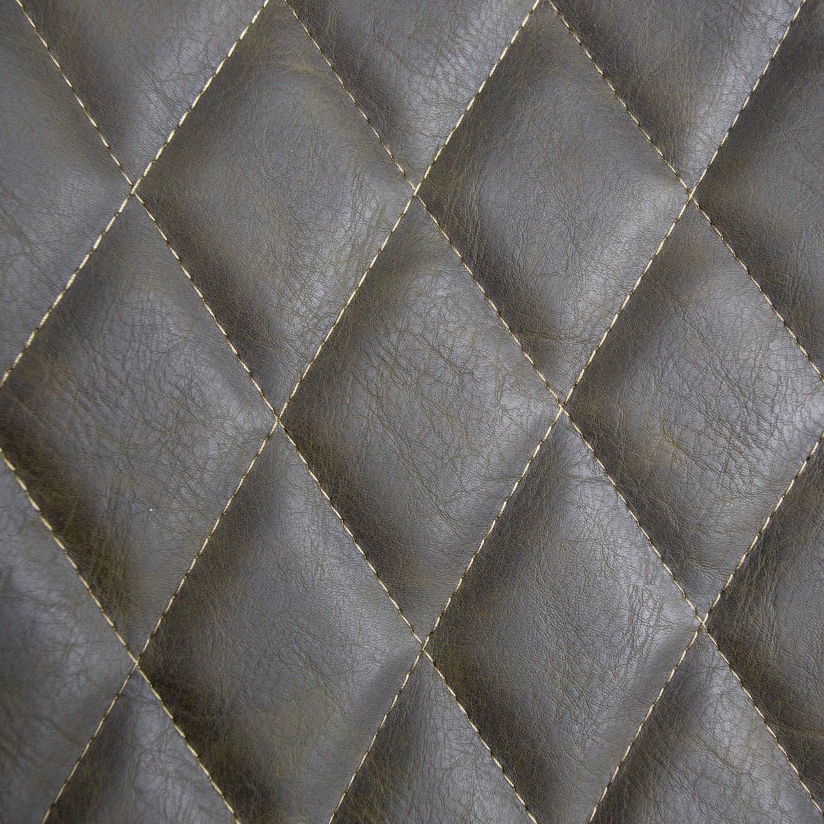 Industriële barkruk Juno Groen Kunstleer - Zithoogte 70 cm - Zonder Armleuningen