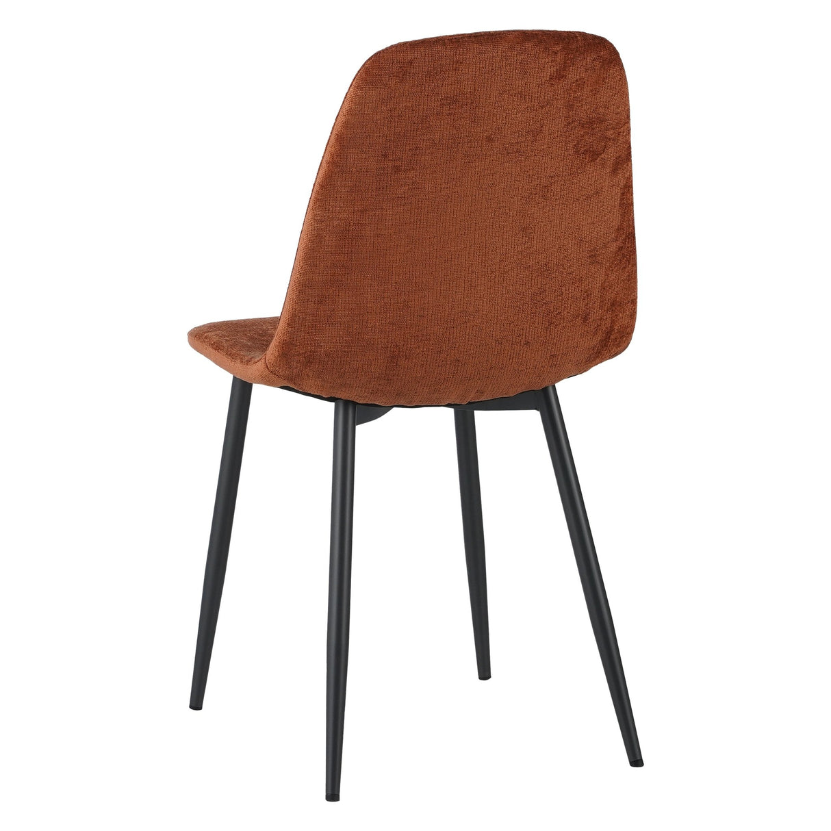 Set van 4 Scandinavische Eetkamerstoelen Terra Chenille Stof Swift - Zonder Armleuningen