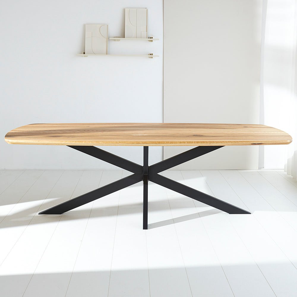 Eettafel Mikkel Eikenhout Deens Ovaal Matrix Frame Groot