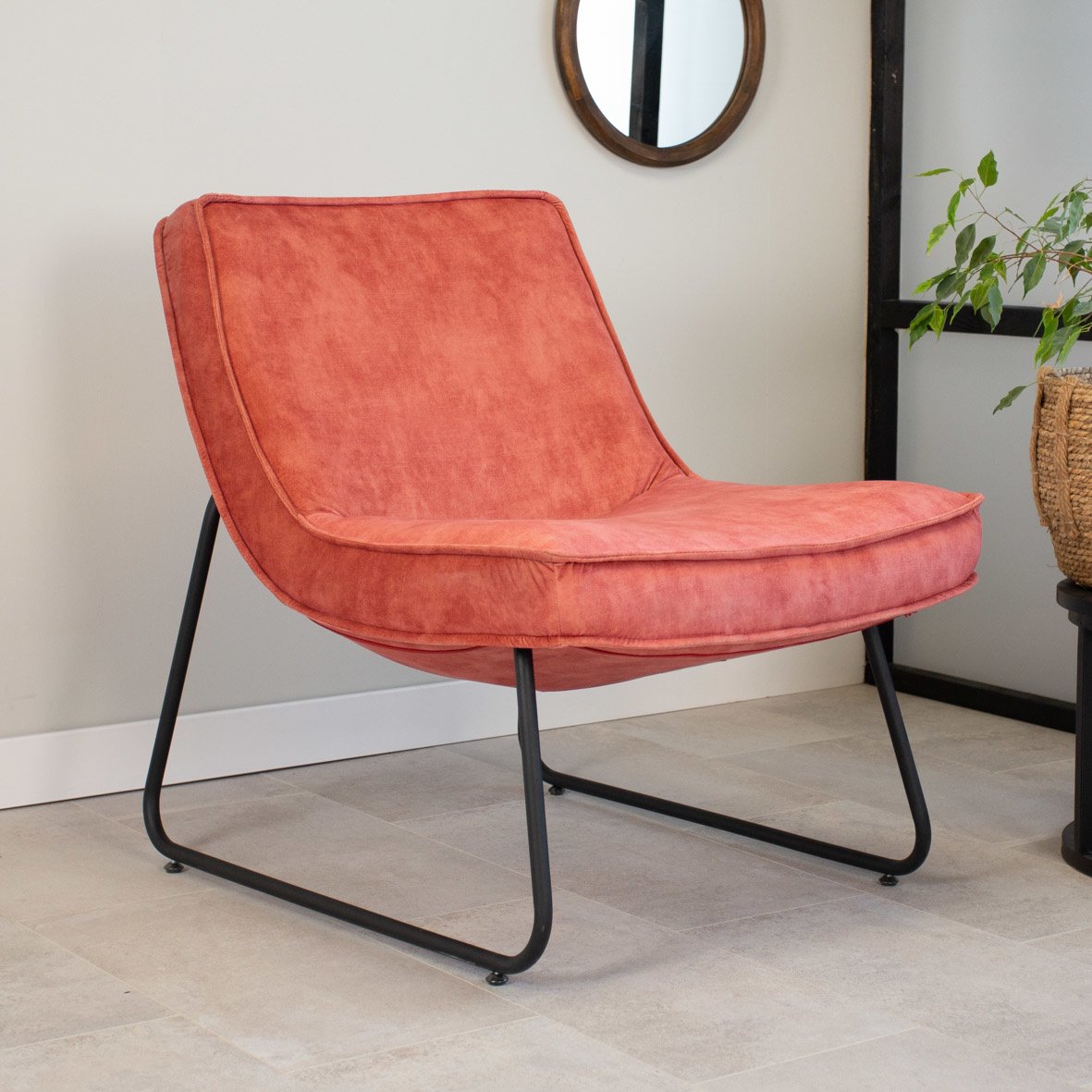 Velvet fauteuil