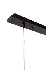 Lampe suspendue Tibor 5 lumières métal noir