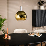 Hanglamp Nala 1-lichts glas goud