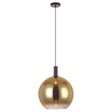 Hanglamp Nala 1-lichts glas goud