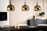 Hanglamp Nala 3-lichts glas goud