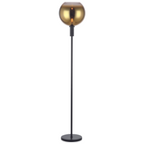 Vloerlamp Nala 1-lichts glas goud