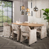 Table à manger Sable 215 cm - Bois de manguier Sable 