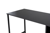 Studie bureau Twin Study Desk 240x60 cm Antraciet en zwart Anthracite Black Melamine