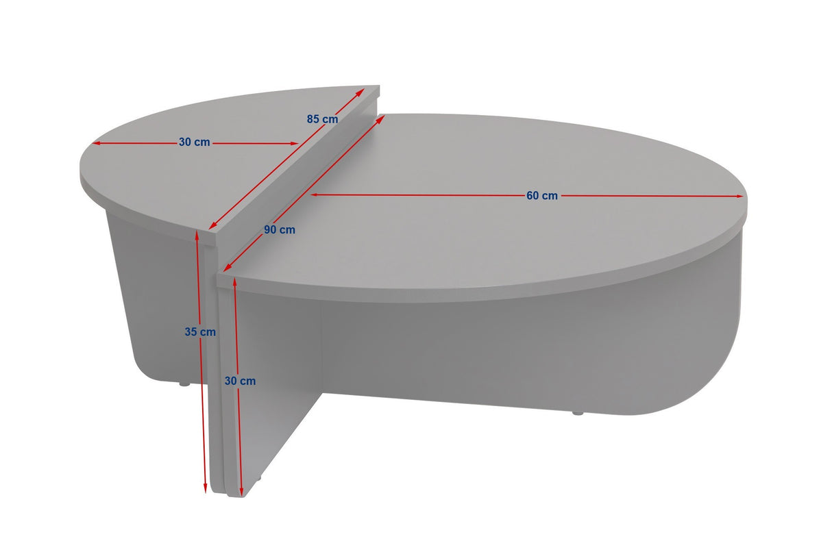 Salontafel Antraciet Melamine Orin