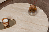 Salontafel Set van 2 Travertijn Maira - Melamine