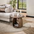 Tables d'appoint - Table d'appoint Nore Acacia Massif Marron 60x60x46 cm - Dimehouse