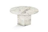 Ronde Salontafel Vano Marmerlook 80 cm