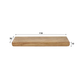 Wandplank Kacie 118 cm mangohout zandkleur