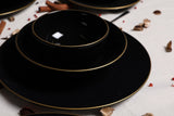 TY040424F650A841600MAET600 Noir Or 100% GRÈS CÉRAMIQUE 27 cm de large