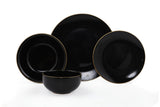 TY040424F650A841600MAET600 Noir Or 100% GRÈS CÉRAMIQUE 27 cm de large