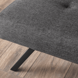 Slaapbank Antraciet Stof 3-Zits  - 180 cm - Zonder armleuningen - Zoly