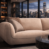 5-zitsbank Grande – Crème Bouclé – 345 cm –  Bellagio