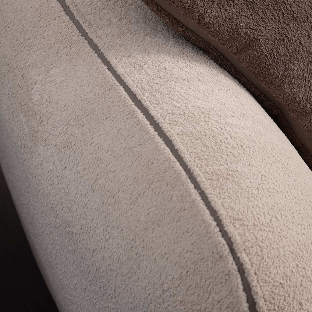 5-zitsbank Grande – Crème Bouclé – 345 cm –  Bellagio