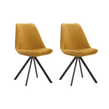 Set van 2 eetkamerstoelen Jace velvet