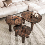 Salontafel Aura L Antiek Koper 70x59 cm