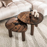 Salontafel Aura L Antiek Koper 70x59 cm