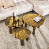 Salontafel Aura L Antiek Goud 70x59 cm
