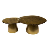 Salontafel Set Aurora Antiek Goud Set van 2
