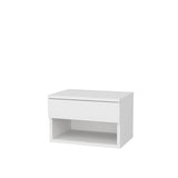 Nachtkastje Jamot Wit Melamine 44,6x31,9x31,9 cm