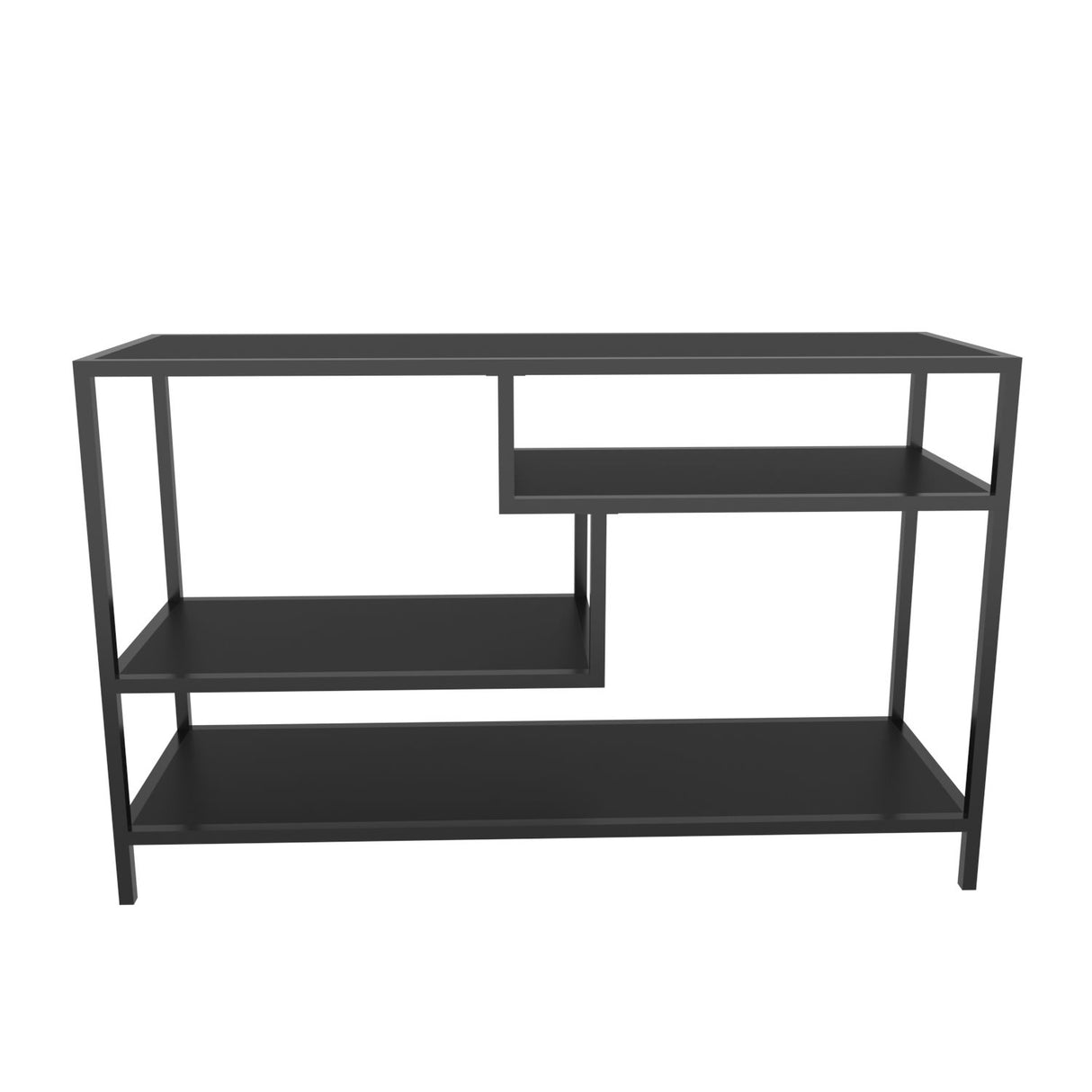 TV Meubel Robbins Black Antraciet Zwart Melamine 120x75x39 cm