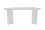 Sablin Eettafel Hout Wit 180x89,5x75 cm Wood White Melamine