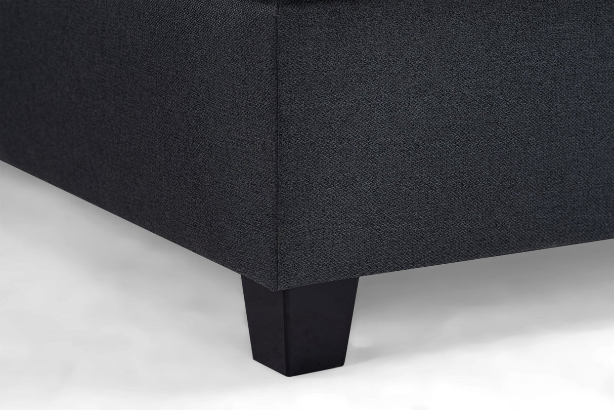 Anthracite de tissu Riley U-banque