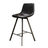 Tabouret de bar industriel Benjie Kunstleer Set de 4