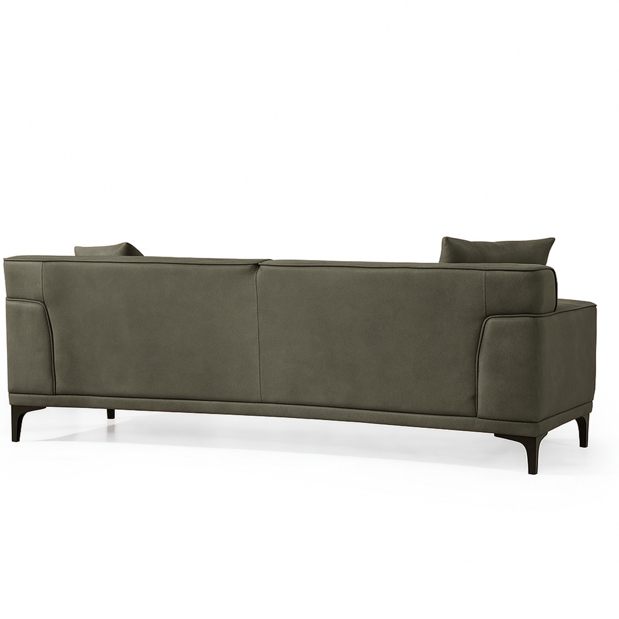 Canapé 3 places Davidson Vert Tissu en Microfibre 